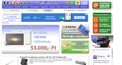 Desktop Screenshot of pcvasar.hu